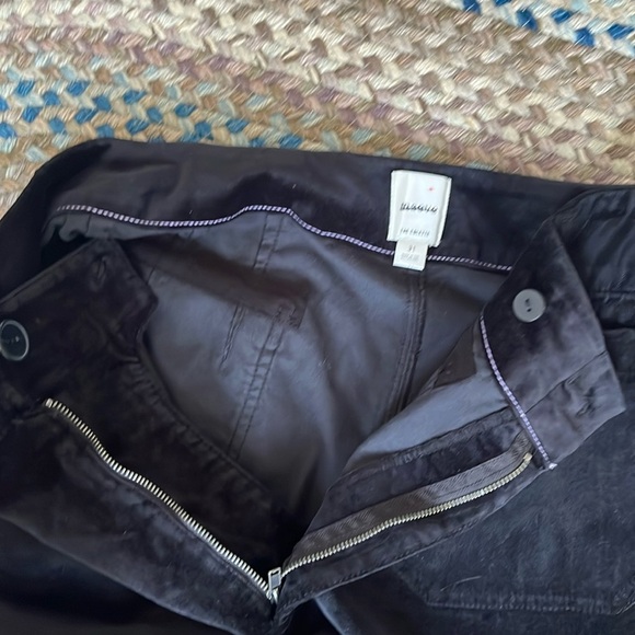 Anthropologie The Colette Cropped Wide-Leg Pants in Velvet Size 31 NWT - Picture 11 of 15